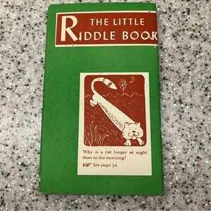 The Little Riddle Book, Peter Pauper Press, 1954